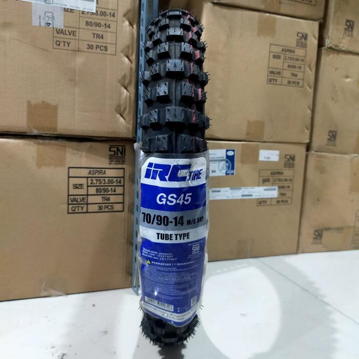 Ban Motor Cross IRC GS 45 70/90-14 80/90-14 90/90-14 Tube Type Ring 14 Matic