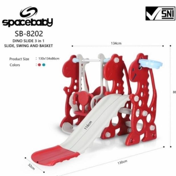 SALE Space Baby Sb8202 Perosotan +/Ayunan / Perosotan Mainan