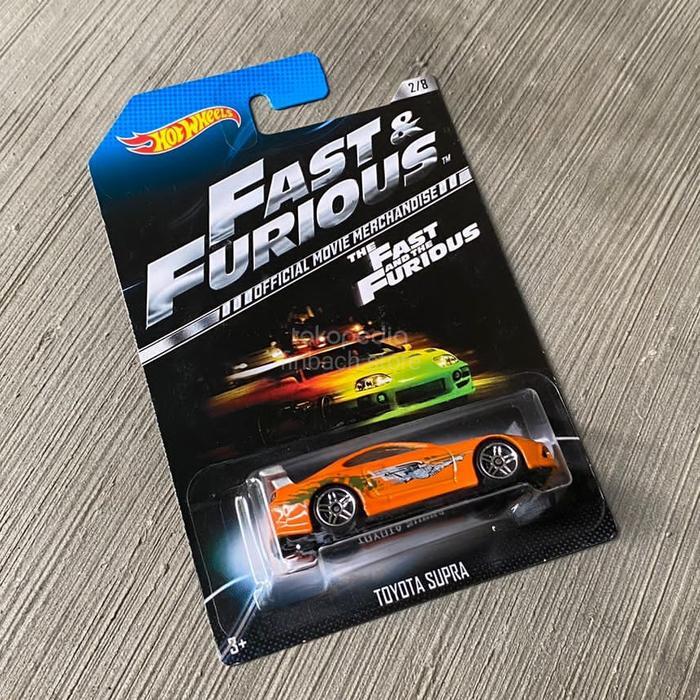 Hot Wheels Toyota Supra Fast & Furious Official Movie Merchandise RARE