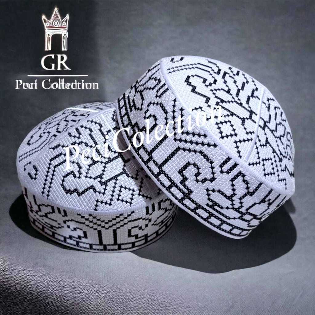 PECI KOPIAH SONGKOK PREMIUM PAKISTAN FULL BORDIR PECI KOPIAH OVAIS PAAKISTAN TERLARIS