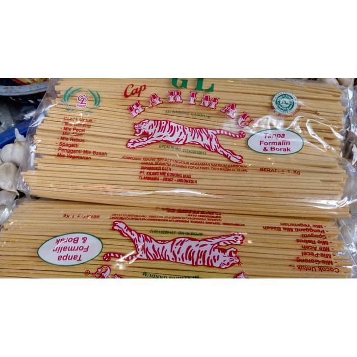 Bahan Dasar / Bahan Mentah / Mie Kering / Mie Gandum / MIE LIDI PUTIH