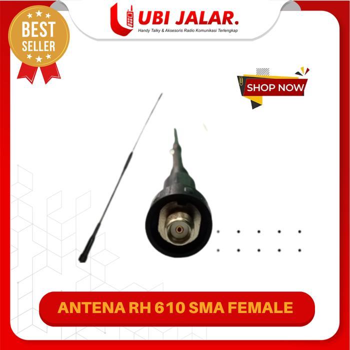 ANTENA HT RH 610 SMA FEMALE ANTENNA HT BAOFENG UV5R WEIERWEI UV 338+