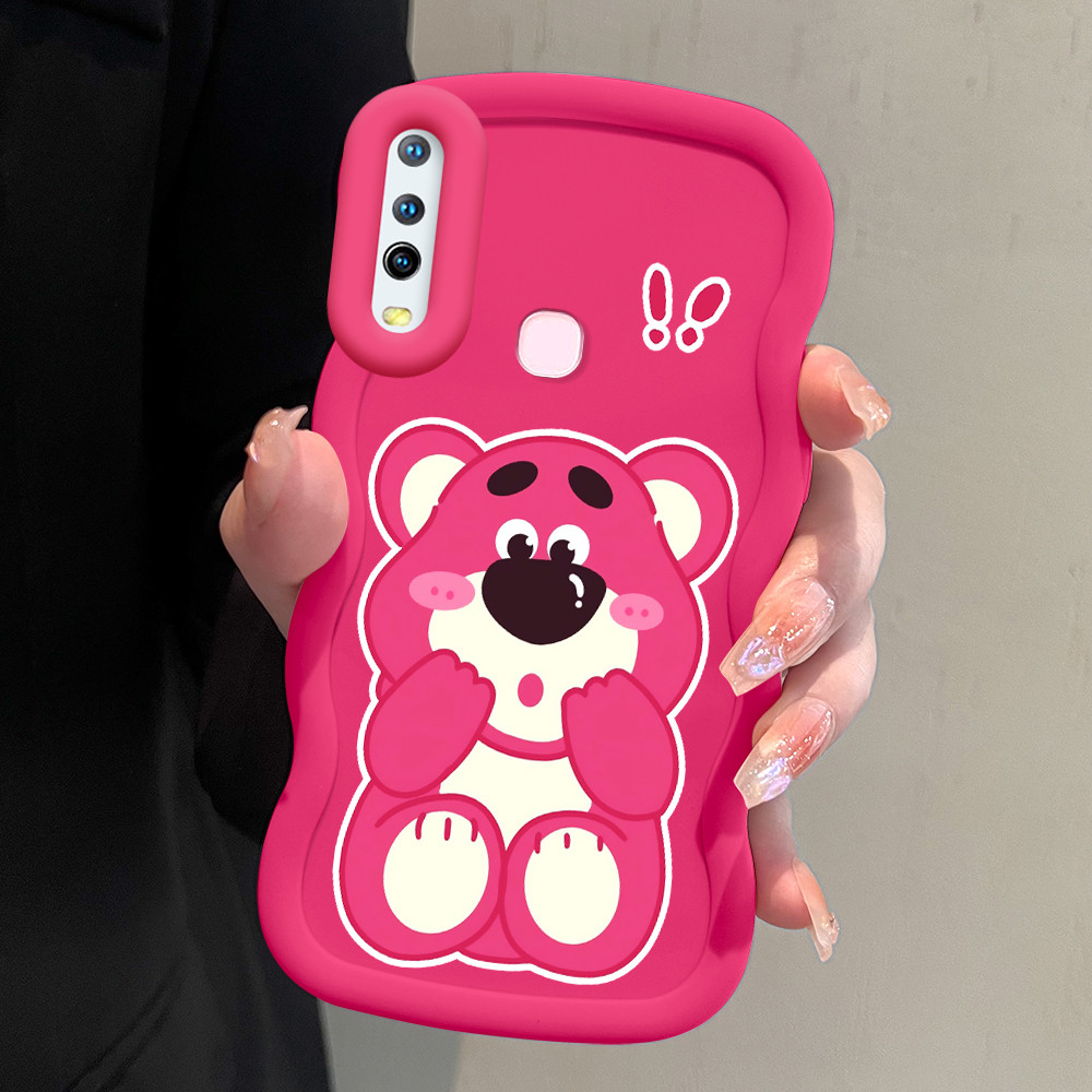 Casing Hp Untuk VIVO Y12 Y15 Y17 Y12I Y11 1902 2019 Case Softcase Kesing Soft Cassing Bear 0745