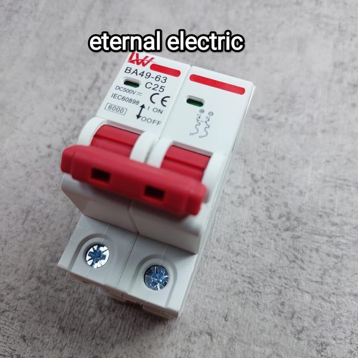 TERMURAH MCB DC 2P 10A / 16A / 25A / 32A / 2 POLE MCB DC