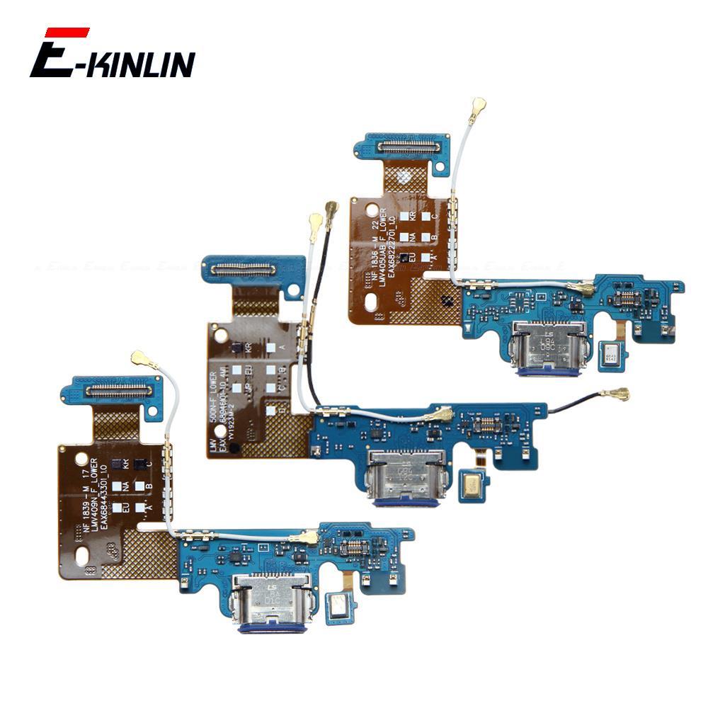 Power Charger Dock USB Charging Port Plug Board With Mic Flex Cable For LG V30 V30S Plus V35 V40 V50