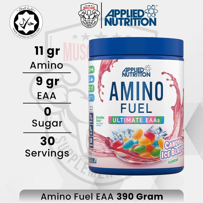 TERMURAH Applied Nutrition Amino Fuel Ultimate EAA Asam Amino + Easy Breath READY STOCK