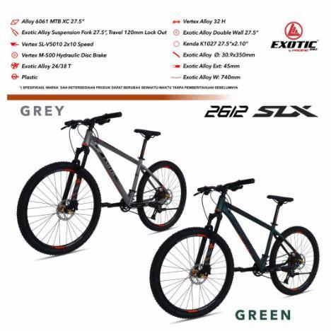 SEPEDA GUNUNG / MTB 27.5 InchEXOTIC ET-2612 SLX