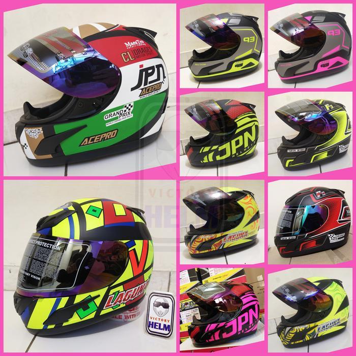 helm JPN fullface hitam dop