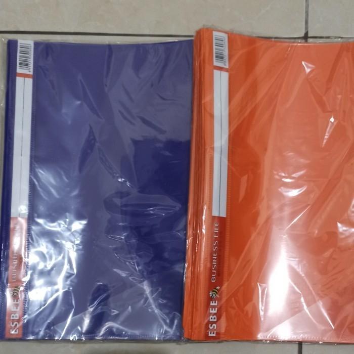 Selusin Ada Kantong Snelhecter Map Plastik F4 Business File