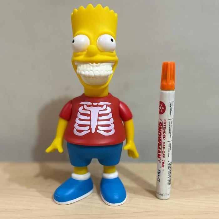 HOT SALE MAINAN ACTION FIGURE THE SIMPSON MOVIE SERIES RED BONE BART SIMPSON TINGGI SEKITAR 8