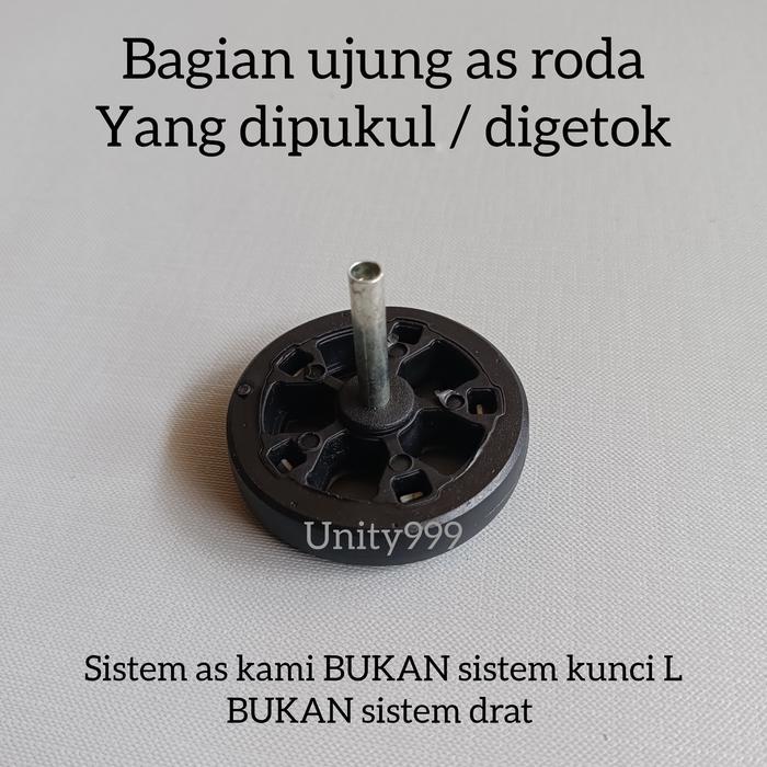 Roda Koper Pengganti Double Wheel Roda Koper 360 Roda Koper Travel F5