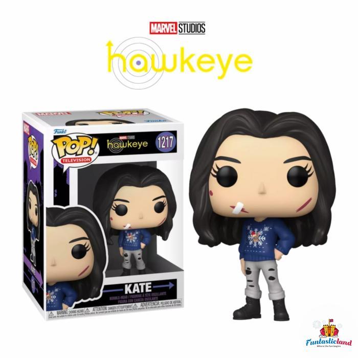 ORIGINAL FUNKO POP HAWKEYE - KATE BISHOP WITH CHRISTMAS SWEATER