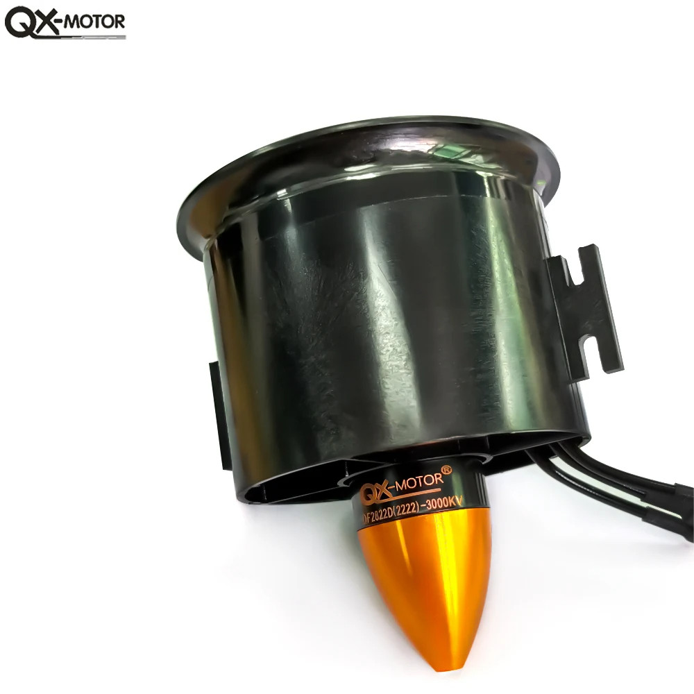 Terbatas QX-MOTOR 70mm EDF 6 Blades Ducted Fan With QF2822 3000KV Brushless Motor For RC Aircraft Mo