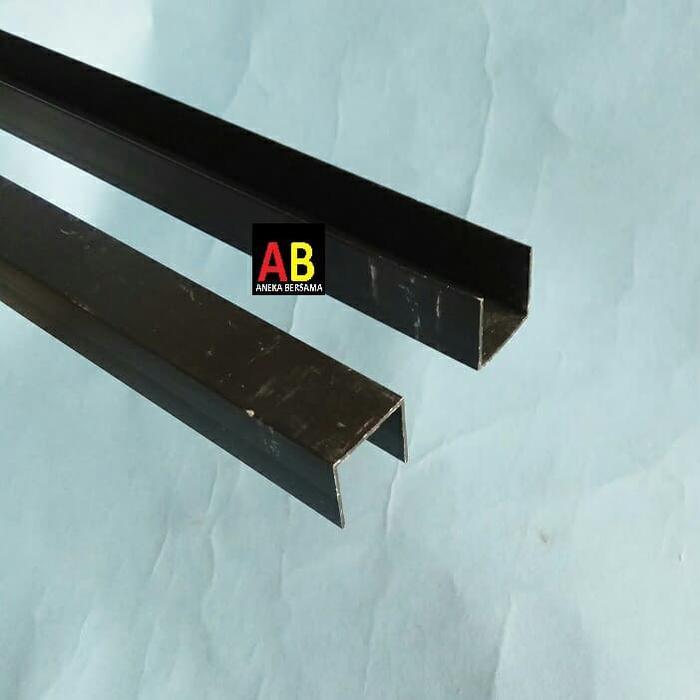 Lis U Aluminium 20mm x 20mm x 20mm Brown 119.5cm