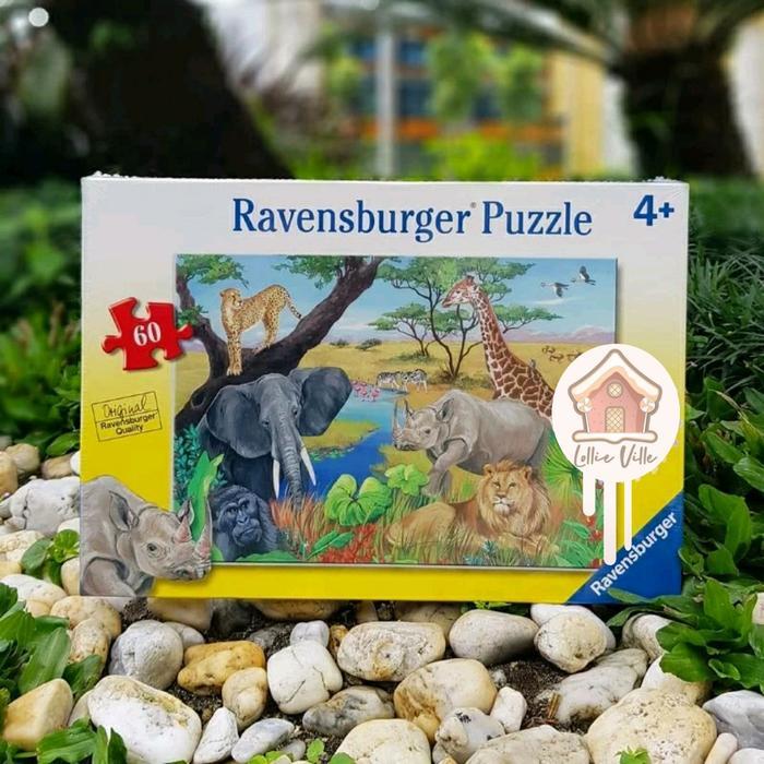 Ravensburger Safari Animals Puzzle 60pc