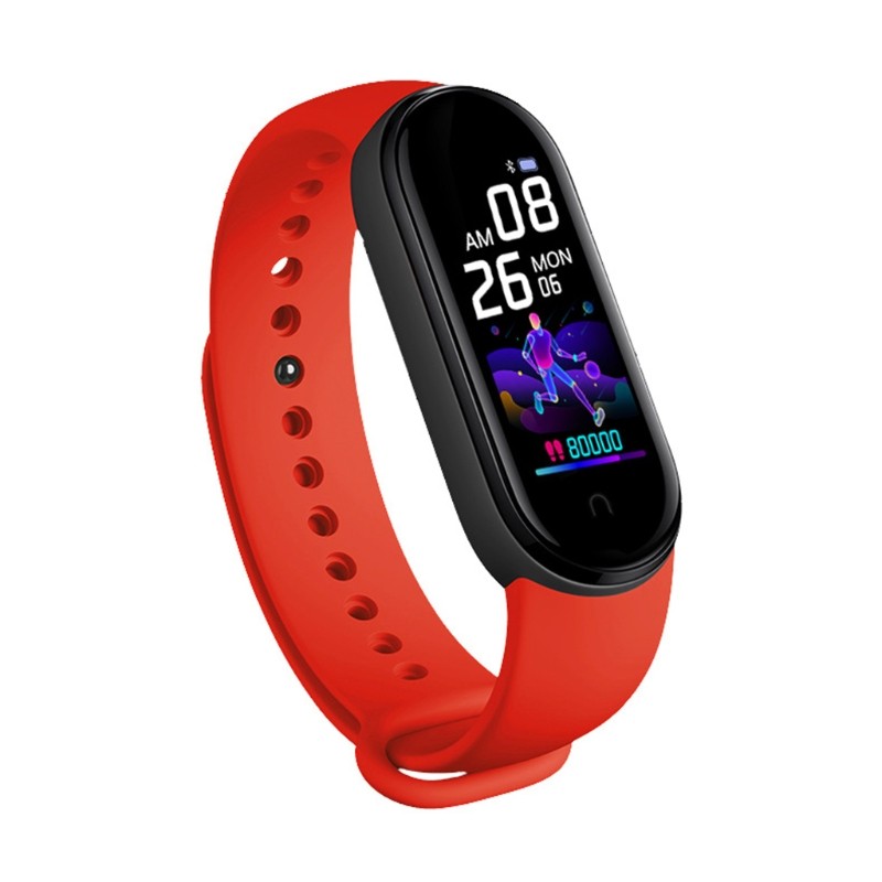 2025 New M5 Sport Fitness Tracker Smartband for Smart Bracelet Blood Pressure Heart Rate Monitor for