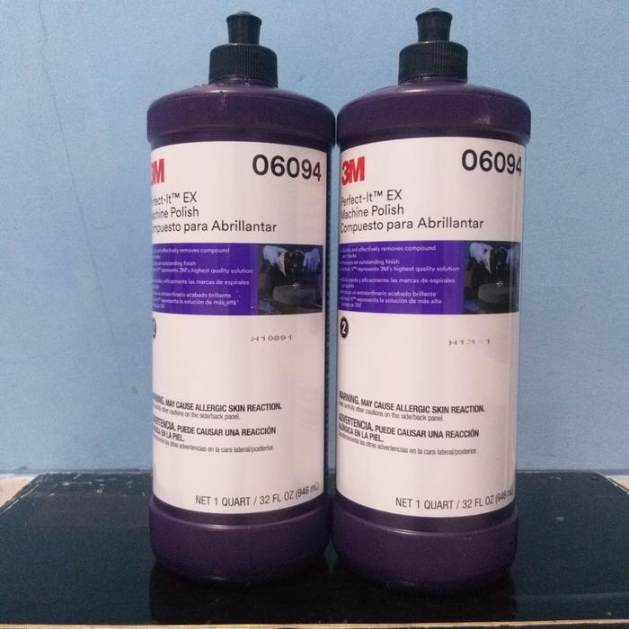 3M 6094 Perfect-It Ex Machine Polish 946 Ml - Sempurnakan Pemolesan Mobil Non Silikon Untuk Cat