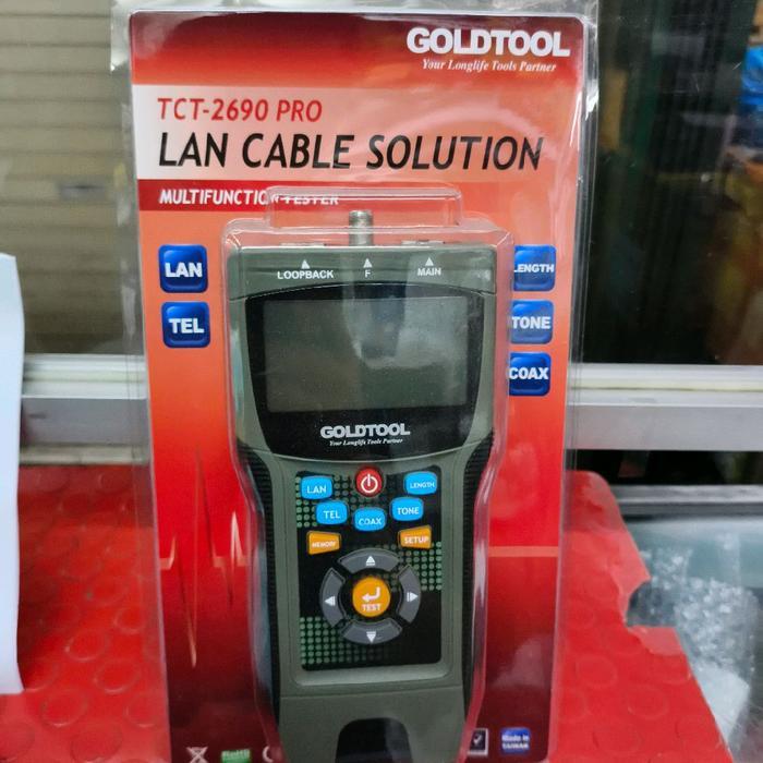 Goldtool TCT-2690Pro Digital Lan Cable Tester