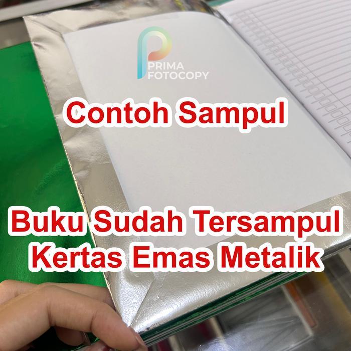 Buku Tulis disampul kertas emas mas metalik Kuning Gold Sinar Dunia SIDU Campus Tiara Okey BigBoss