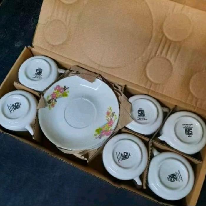 Promo (6 Pcs) Lepek Rrt Lepek Bunga Lepek Kopi Lepek Jadul Original