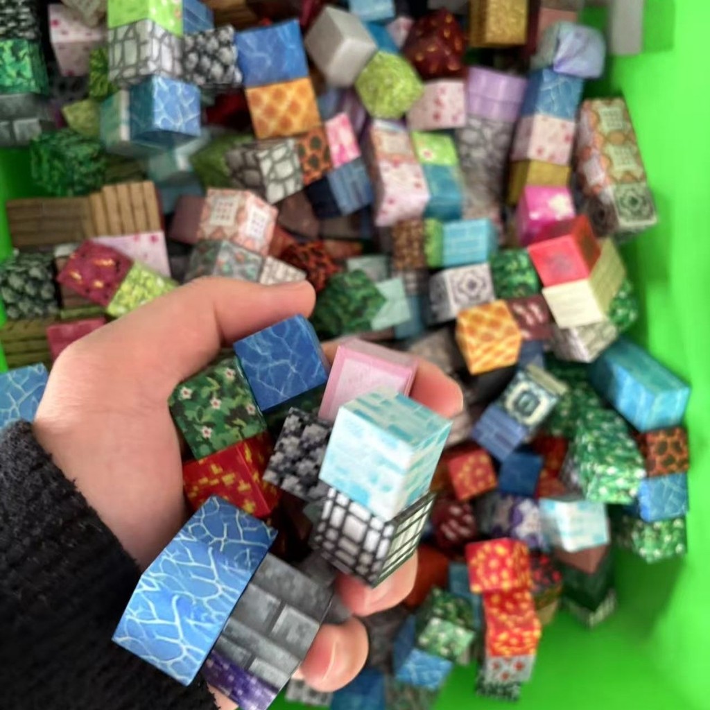 3D Magnetic Mine World Cube Building Blocks Magnet World Set Magnetic Building Blocks Pixel Cube