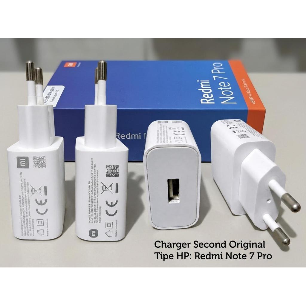 Charger Xiaomi MDY-09-EW Ori Bekas 5V 2A 10W USB Type A Kepala Cas Adaptor Charger Cocok Redmi Note 