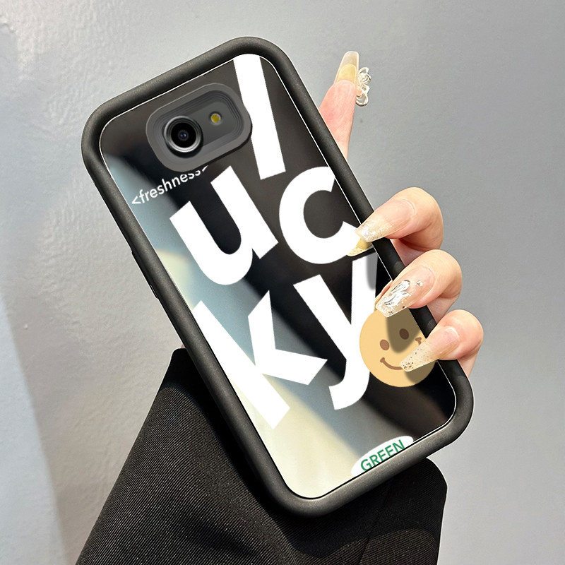 Casing Hp Samsung Galaxy J4 Plus 2018 J6 Plus 2018 J4 Prime J6 Prime J2 Prime J2 Ace Case LUCKY lett