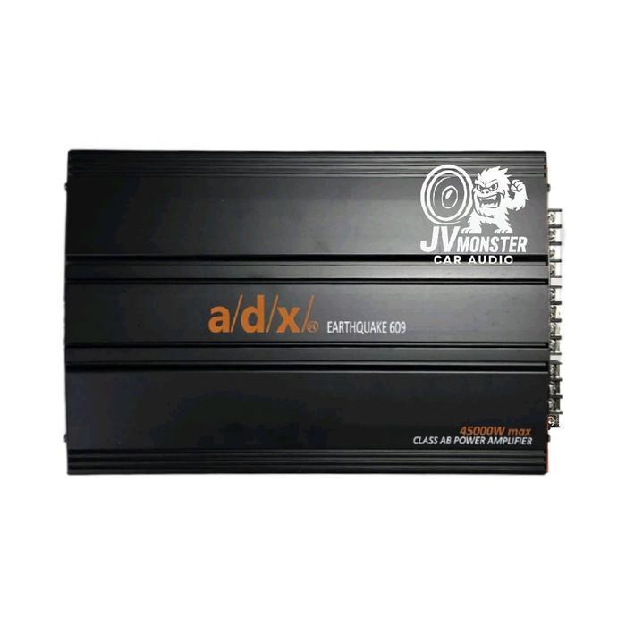 Adx Power Amplifier Earthquake 609 45000W 4 Channel Mosfet Bass Jedag-Jedug & Treble Tajam Subwoofer