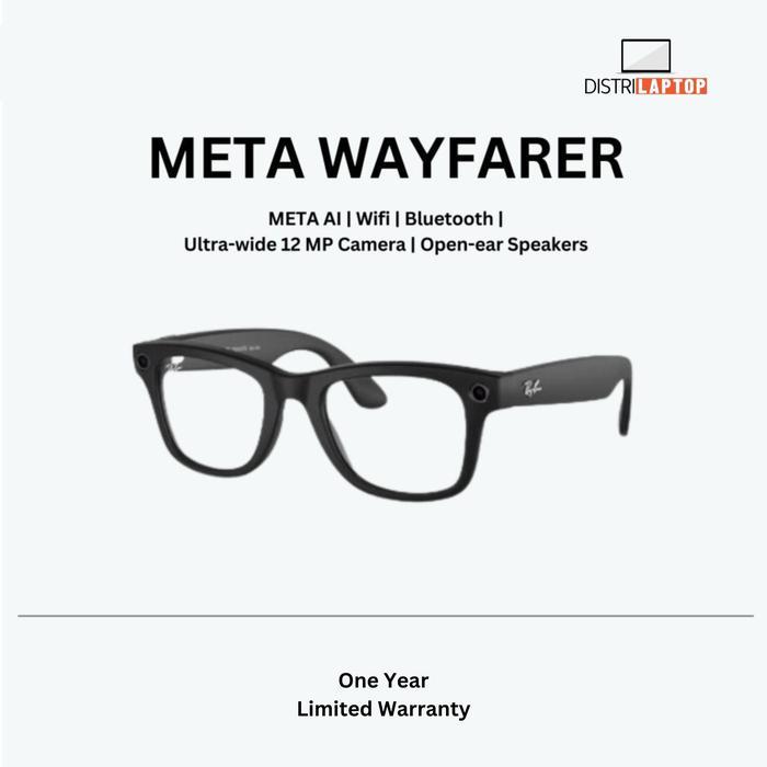 Ray-Ban Meta Wayfarer Smart Glasses RayBan Kacamata Pintar