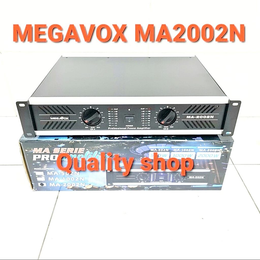 Power Amplifier Megavox MA 2002N 2000Watt MA 2002