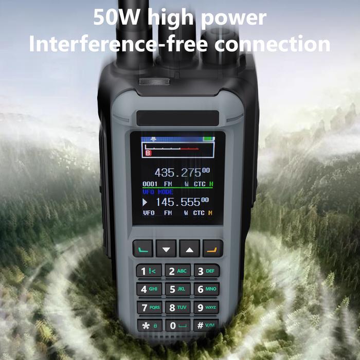 Flash Sale Ht Two Way Radio Walkie Talkie Long Range 50Km P8260 Handy Talky High Power 50Watt High