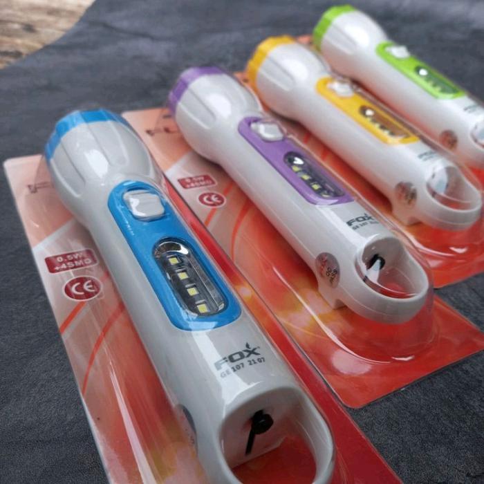 Senter Fox Senter Tangan Lampu Emergency Terang Terlaris