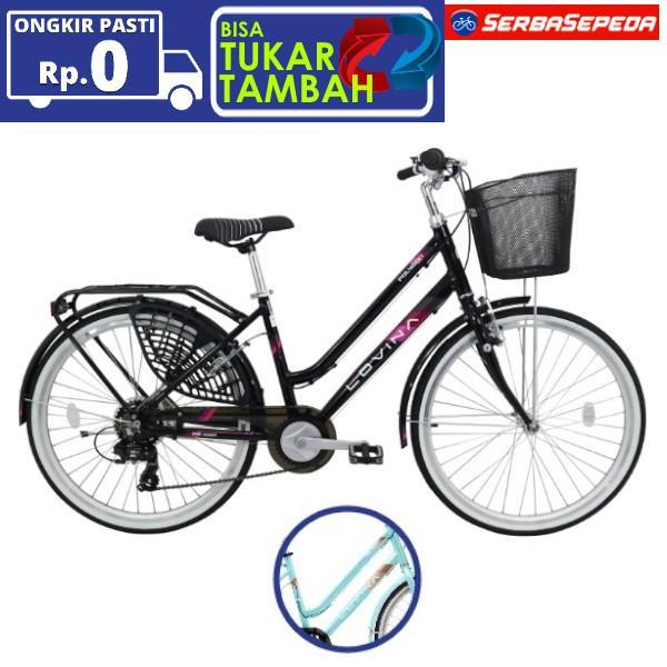SEPEDA KERANJANG SEPEDA POLYGON LOVINA 26 - HITAM