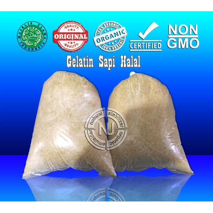 READY Gelatin Sapi Halal / Beef Halal Gelatin 1 Kg