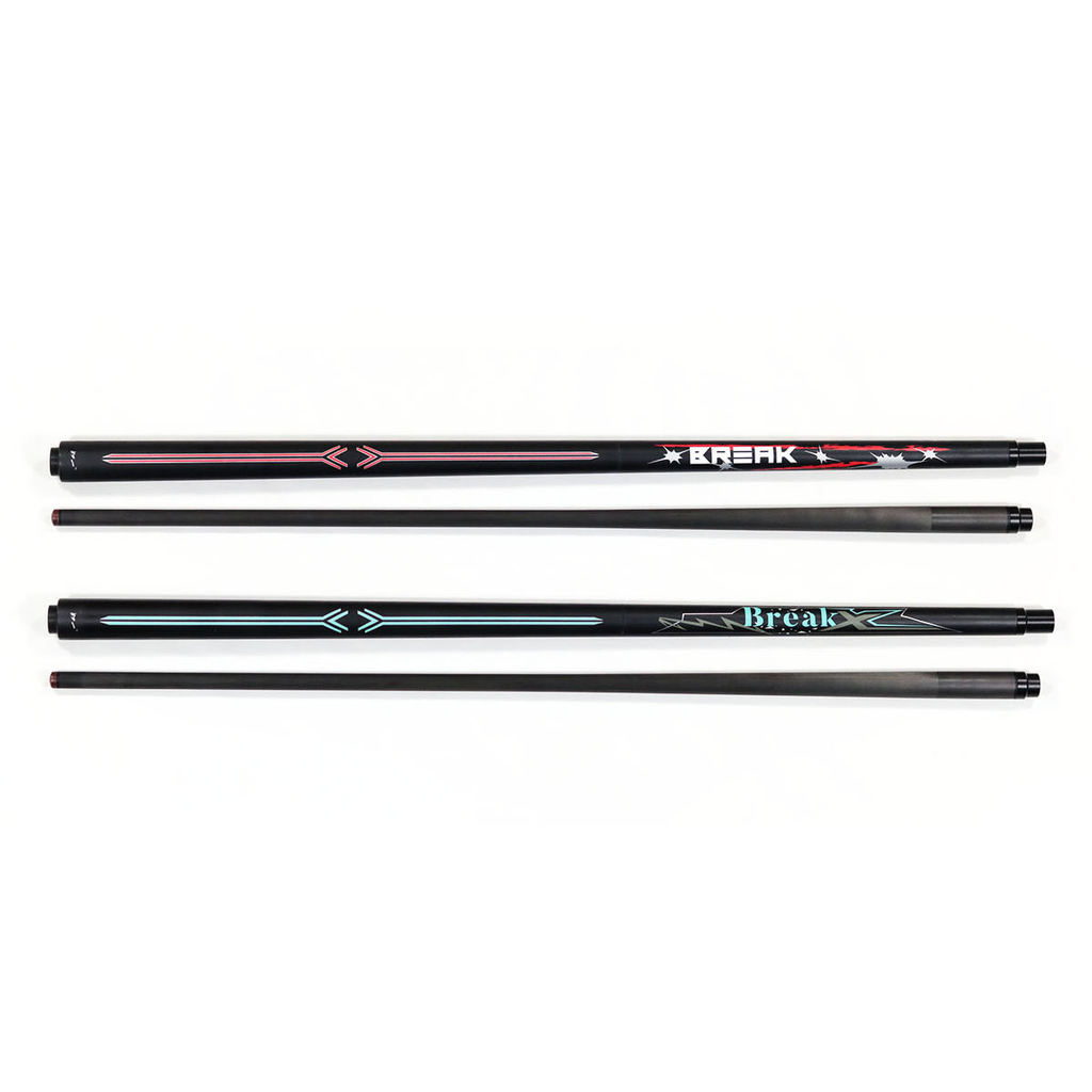 Pum Quality VanQS 3pieces Jump Break Cue with Pure Carbon Fiber Shaft Billiard Punch Jump Cue