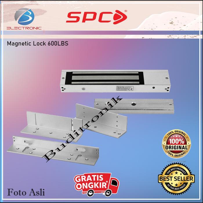 Cunda Shop - Spc Mlock Sl-28 Magnetic Door Lock Magnetic Lock 600Lbs + Braket Zl Terbaru 