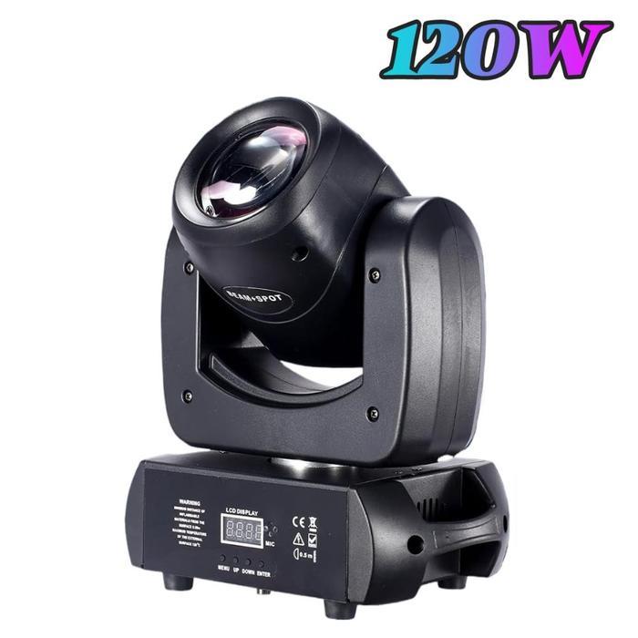 150W Lampu Sorot Stage Light Beam DMX Control Automatic Music Mode DJ Disco spot PAR Pin Bergerak LE