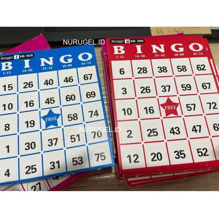 Bingo Card / Kartu Bingo 60 pcs
