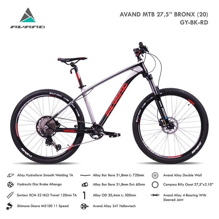 Sepeda Gunung MTB 27.5 Avand Bronx