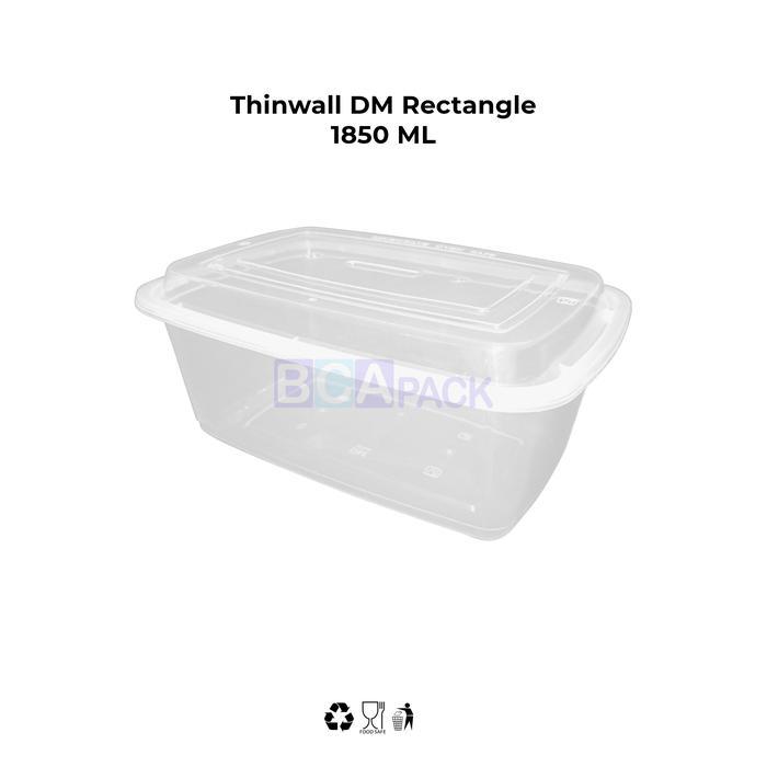 Thinwall Dm 1850 Ml Rectangle ( Panjang ) @25 Set