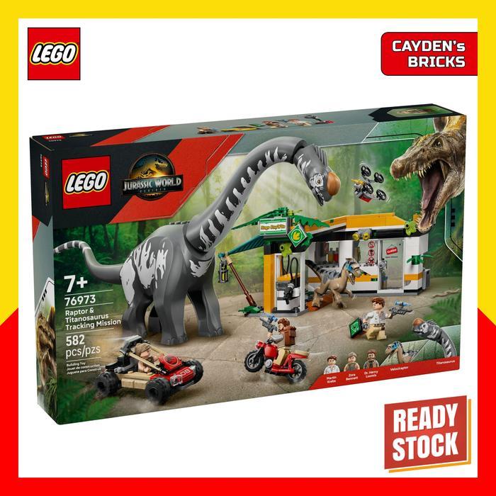 Lego Jurassic World 76973 Raptor & Titanosaurus Tracking Mission