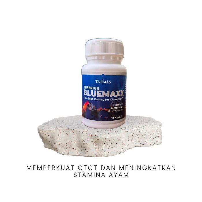 Diskon Vitamin Ayam Laga Sebelum Tarung Power Pukul, Fokus & Agresif Tajimas Bluemaxx. Isi 30 Kapsul