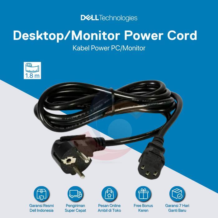 PROMO Dell Kabel Power Desktop PC / Monitor READY