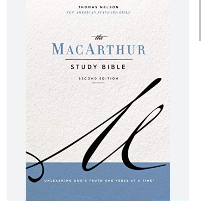 Alkitab NASB MacArthur Study Bible Second Edition Hardcover
