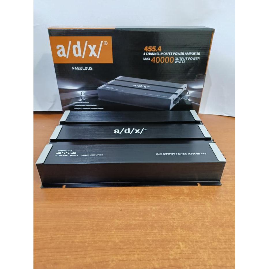 Adx Power Adx Fabulous 455.4 Max Power 40000Watt Amplifier Mobil Mosfet Techology Triode Output Usb