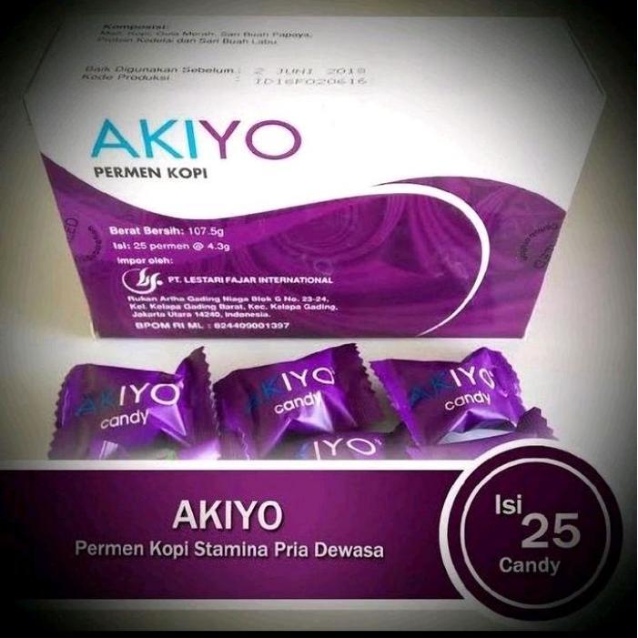 Akiyo Candy Permen Kopi Isi 25/Box