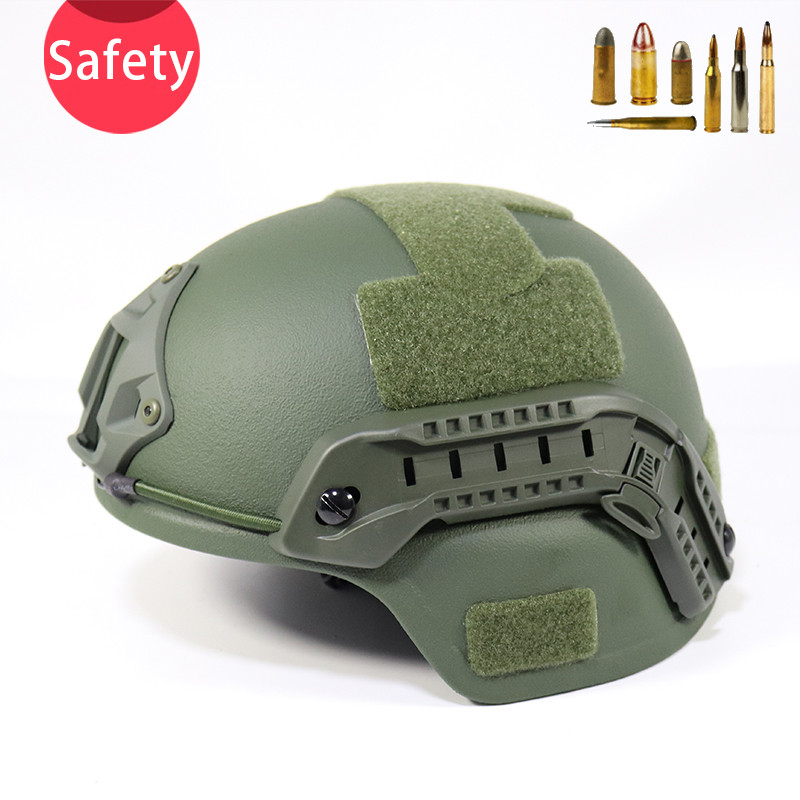 Safety Real Bulletproof Helmet NIJ IIIA 3A level 5 Tactical PE Kevlar