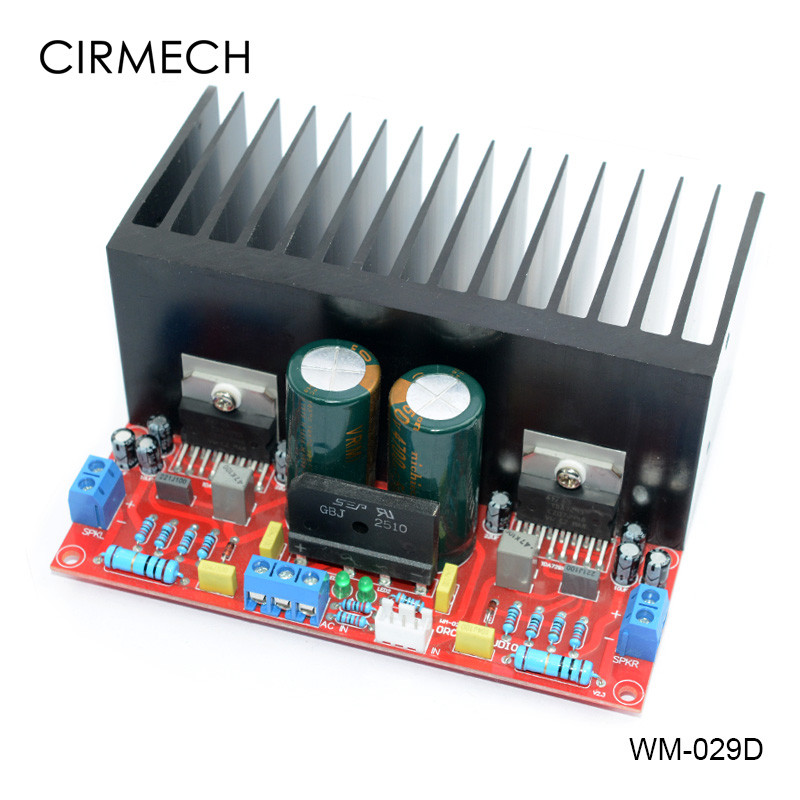 CIRMECH dual AC12-32V 2.0 channel TDA7293 100+100W HIFI Stereo o Amplifier Board