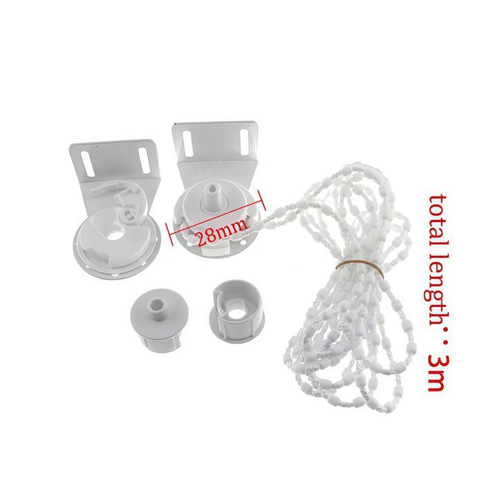 28/38mm Rroller Blind Head Blind Roller Jendela Bead Chain +Bracket Roller Blind Roller Blind Chain