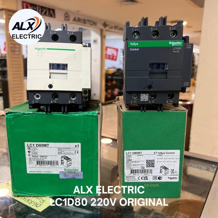 LC1D80M7 KONTAKTOR SCHNEIDER LC1D80M7 LC1D80 LC1 D80M7 220V ORIGINAL